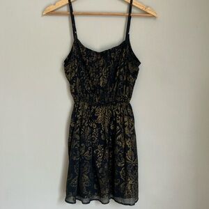 Abercrombie & Fitch black and gold dress